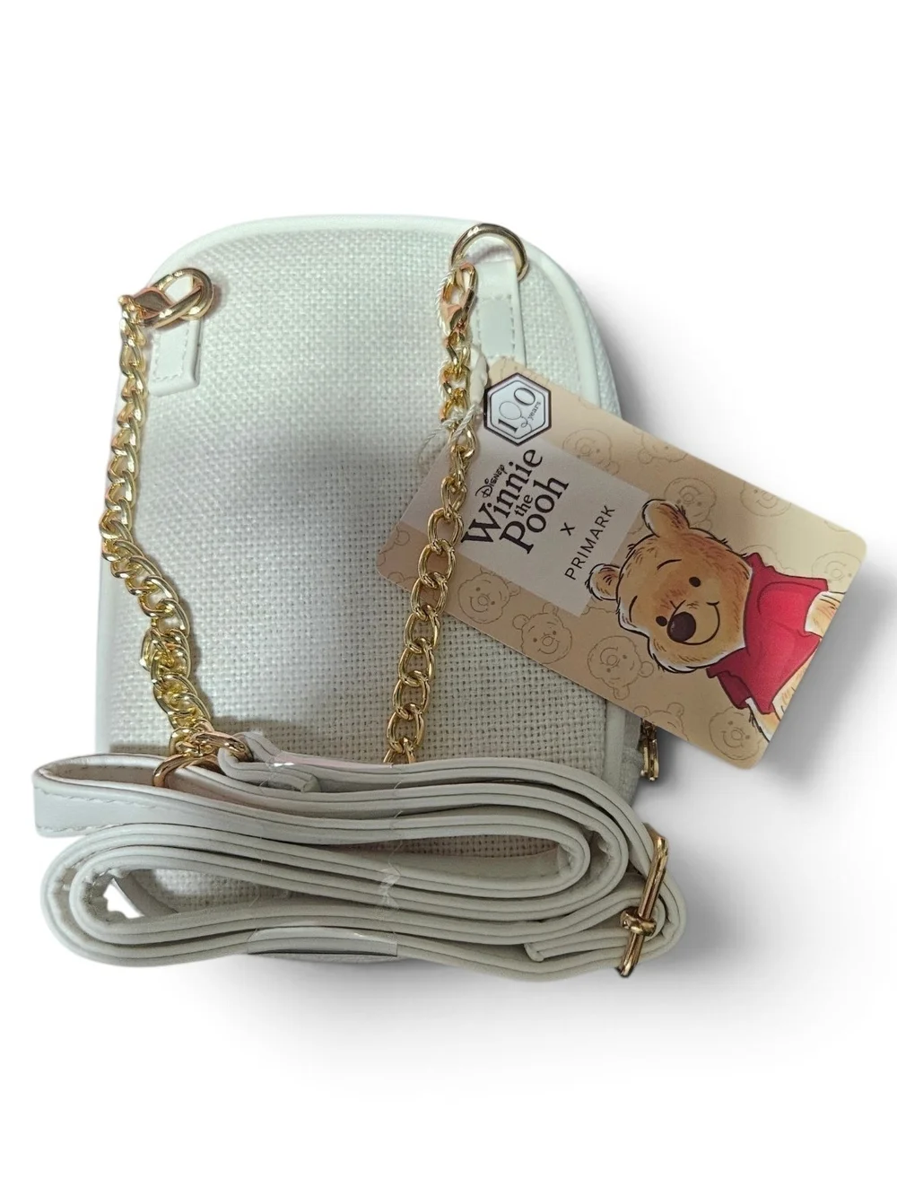 Disney Cream and Red Winnie the Pooh Crossbody Bag